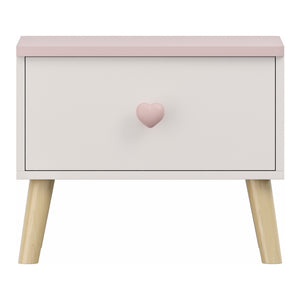 Mesita de noche para niños Sandnes 31x38x30 cm [en.casa]