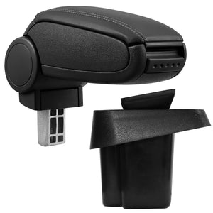 Reposabrazos central Suzuki SX4 y Fiat Sedici desde 2006 con compartimento acolchado negro pro.tec - premiumXL