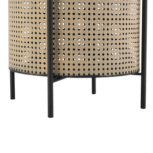 Mesa auxiliar Beaumont negro/beige varios tamaños en.casa
