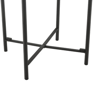 Mesa auxiliar Beaumont negro/beige varios tamaños en.casa