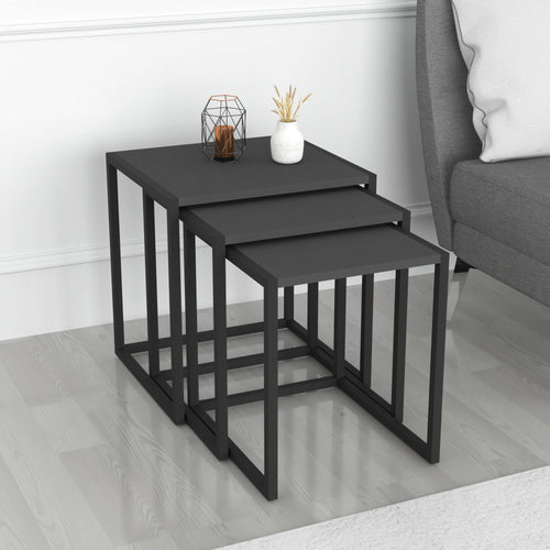 Mesa auxiliar Sunnfjord juego de 3 en varios colores [en.casa] - premiumXL