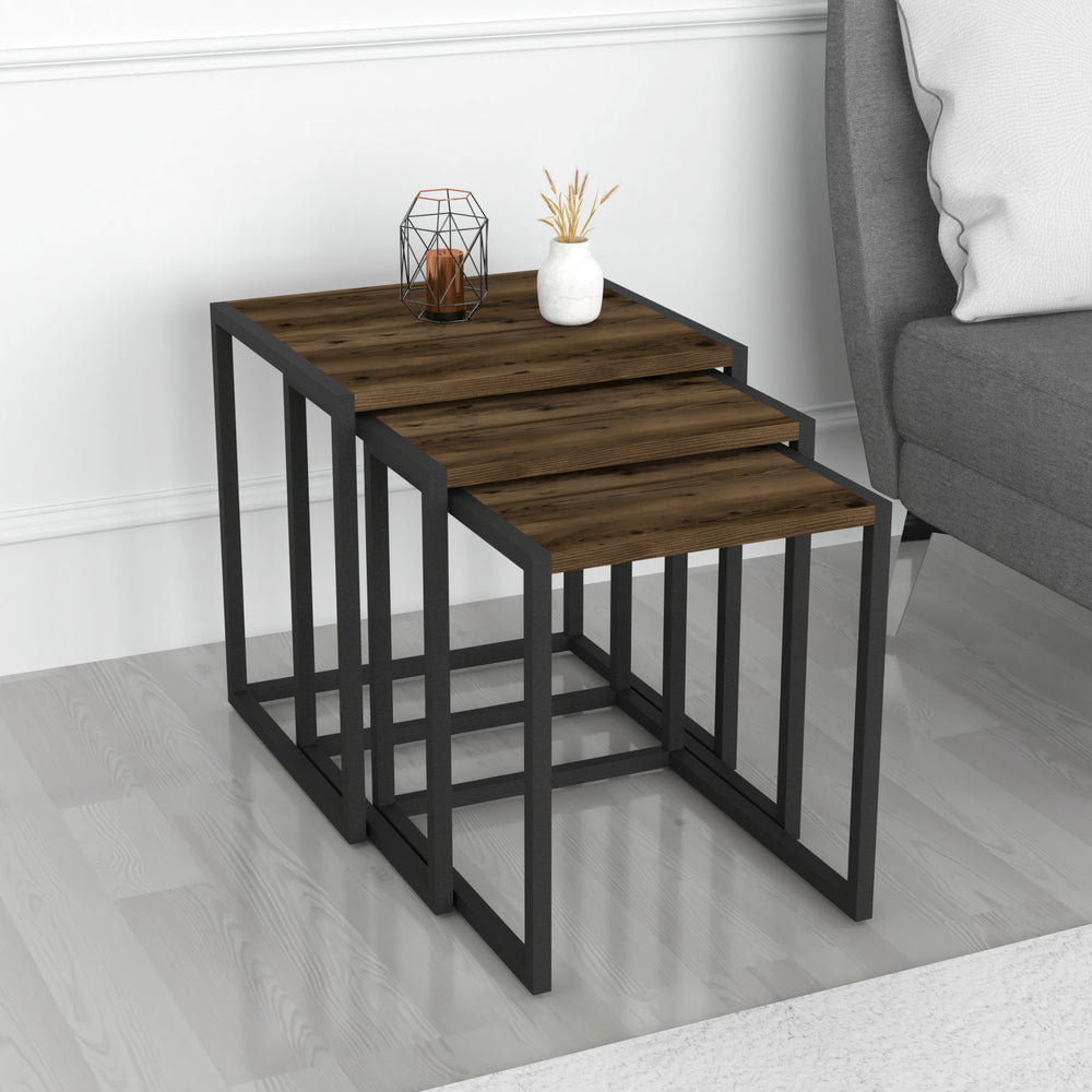 Mesa auxiliar Sunnfjord juego de 3 en varios colores [en.casa] - premiumXL