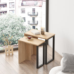 Mesa de comedor Vesanto juego de 2 [en.casa]