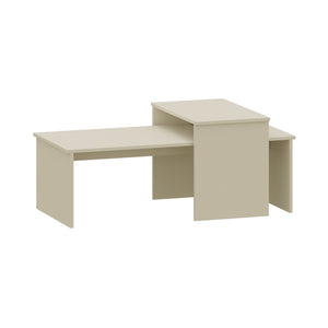 Mesa de comedor conjunto de 2 Sotapim [en.casa]