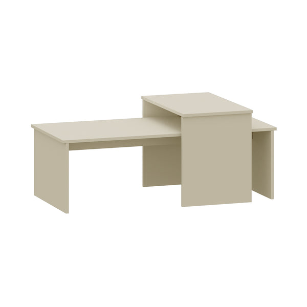 Mesa de comedor conjunto de 2 Sotapim [en.casa]