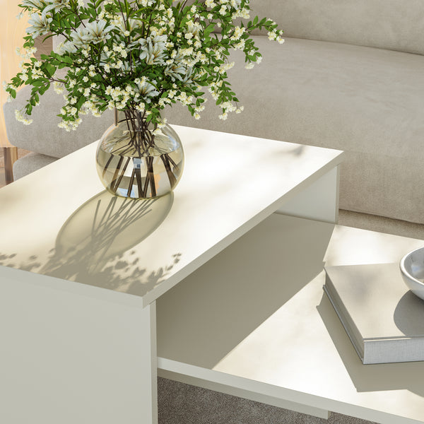 Mesa de comedor conjunto de 2 Sotapim [en.casa]