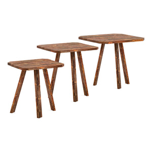 Mesa de comedor Masku juego de 3 en varios colores [en.casa]