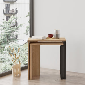 Mesa de comedor Vesanto juego de 2 [en.casa]