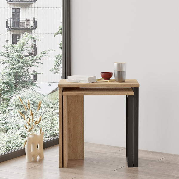 Mesa de comedor Vesanto juego de 2 [en.casa]