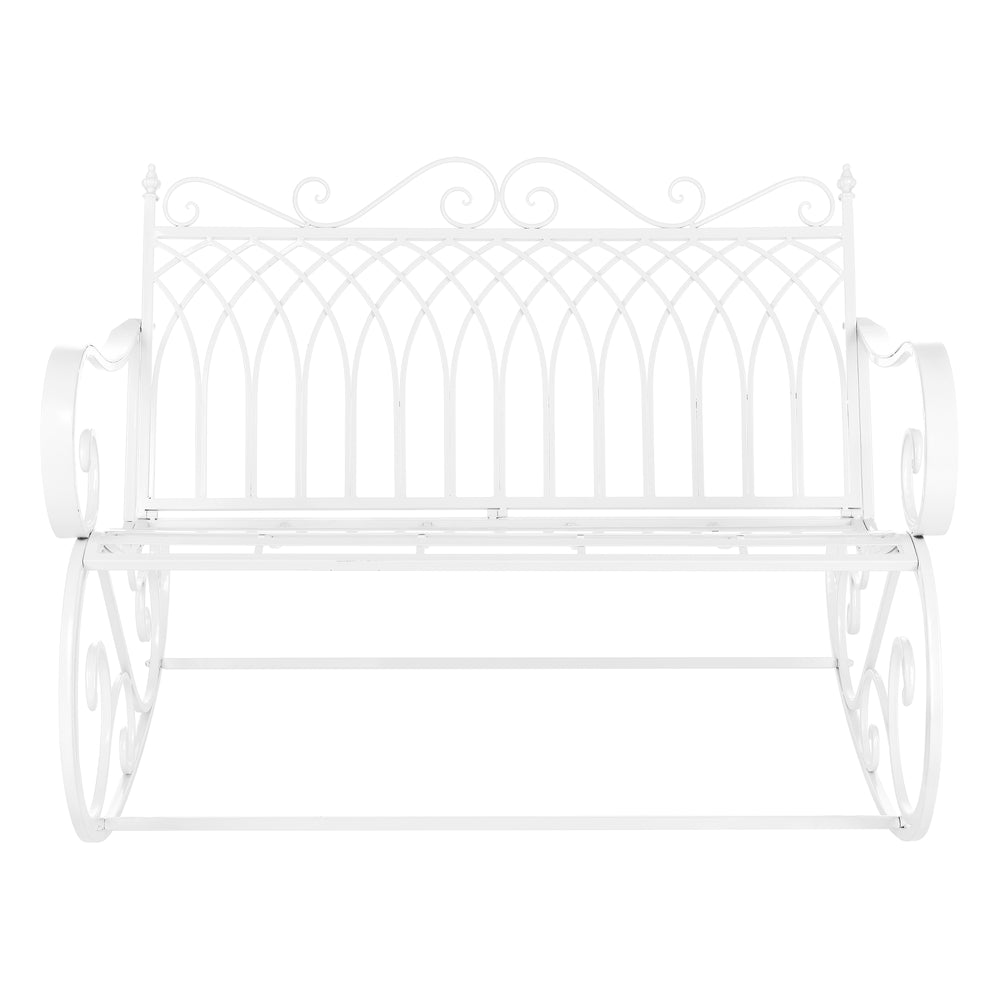 Banco columpio Greenough 85x113x95cm de estilo rústico en varios colores en.casa - premiumXL