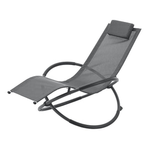 Tumbona balancín Pulsano 150 kg gris oscuro [en.casa] - premiumXL