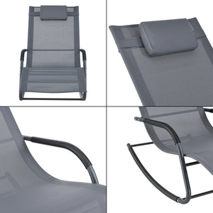 Tumbona Caracena juego de 2 147x63x89cm tumbona balancín en varios colores en.casa