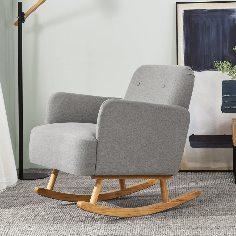 Sillón balancín Postau en varios colores [en.casa] - premiumXL