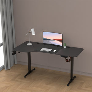 Mesa regulable en altura Oxnard eléctrica 160x75cm en varios colores [pro.tec] - premiumXL