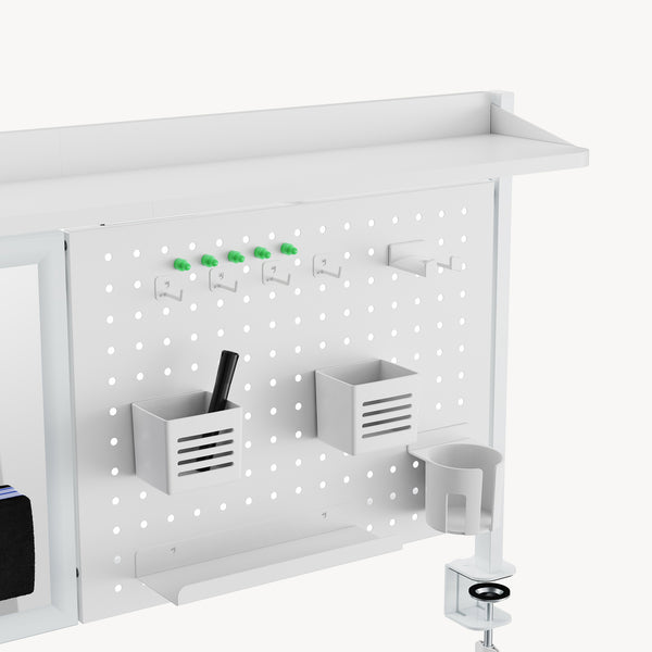 Organizador de escritorio Virvik para sujetar 117x73 cm acero [en.casa]
