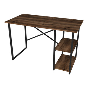 Escritorio Nittedal con estantería 120x60x75cm en varios colores [en.casa]