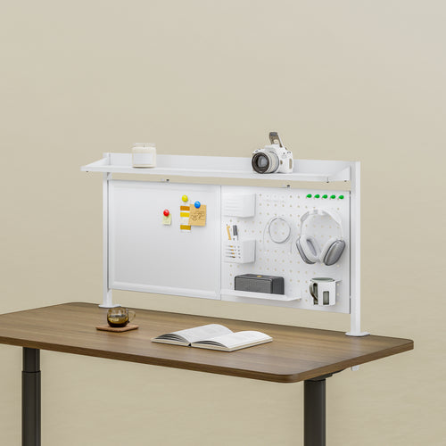 Organizador de escritorio Virvik para sujetar 117x73 cm acero [en.casa]