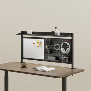 Organizador de escritorio Virvik para sujetar 117x73 cm acero [en.casa]