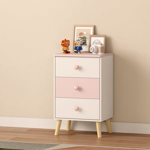 Cómoda infantil Sandnes con 3 cajones [en.casa]