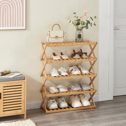 Zapatero plegable Fitzbek [en.casa] - premiumXL