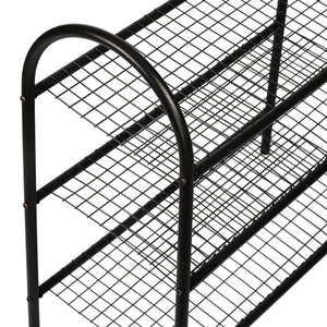 Zapatero Odder con 3/4/5 estantes Negro [en.casa]