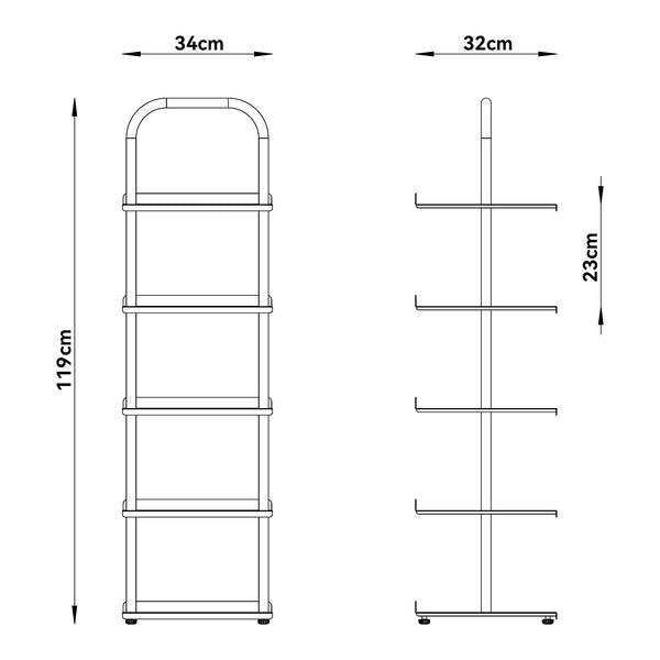 Estantería para zapatos Poytya [en.casa]