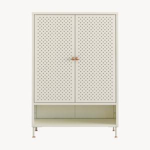 Mueble zapatero Coleraine con puerta y estante metal [en.casa]