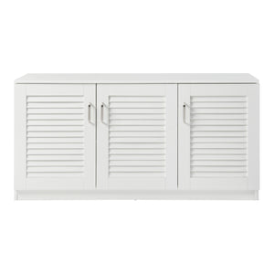 Zapatero Løten 125x36x62 cm Blanco [en.casa]