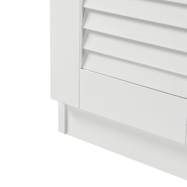 Zapatero Løten 63x36x62 cm Blanco [en.casa]