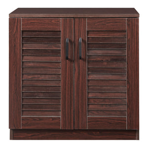 Zapatero Løten 63x36x62 cm Wengué [en.casa]