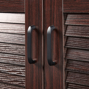 Zapatero Løten 63x36x62 cm Wengué [en.casa]