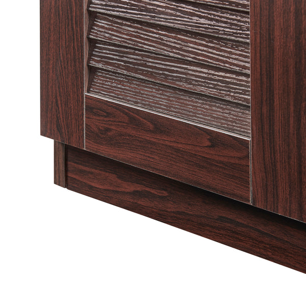 Zapatero Løten 63x36x62 cm Wengué [en.casa]