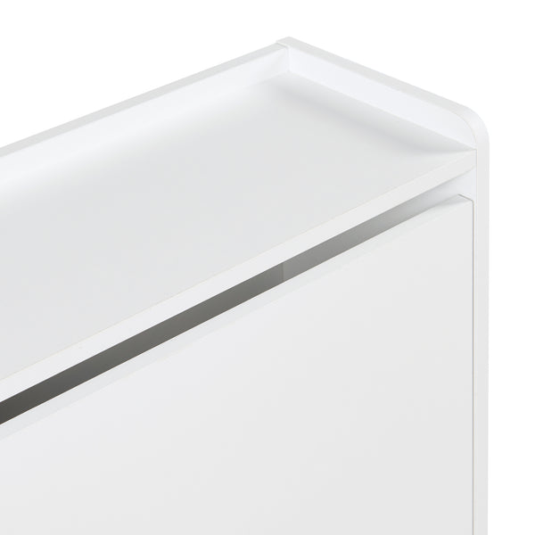 Zapatero Ylitornio 91,5x100x19 cm Blanco [en.casa]