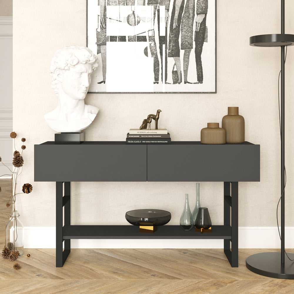 Consola Lappeenranta 139x43x76cm en varios colores [en.casa] - premiumXL