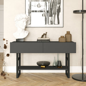 Mesa consola Lappeenranta 139x43x76cm en varios colores [en.casa]