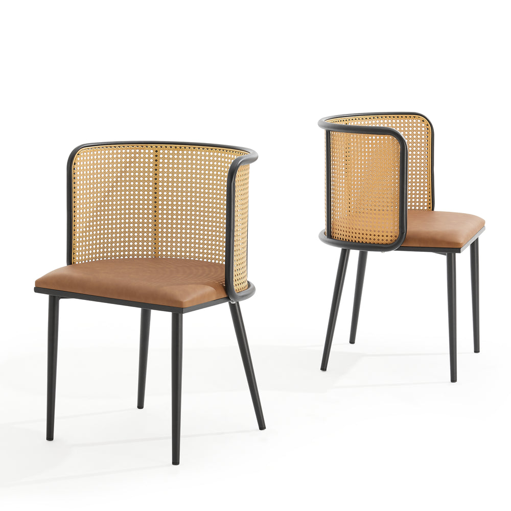 Silla de comedor Flen juego de 2 en varios colores [en.casa] - premiumXL
