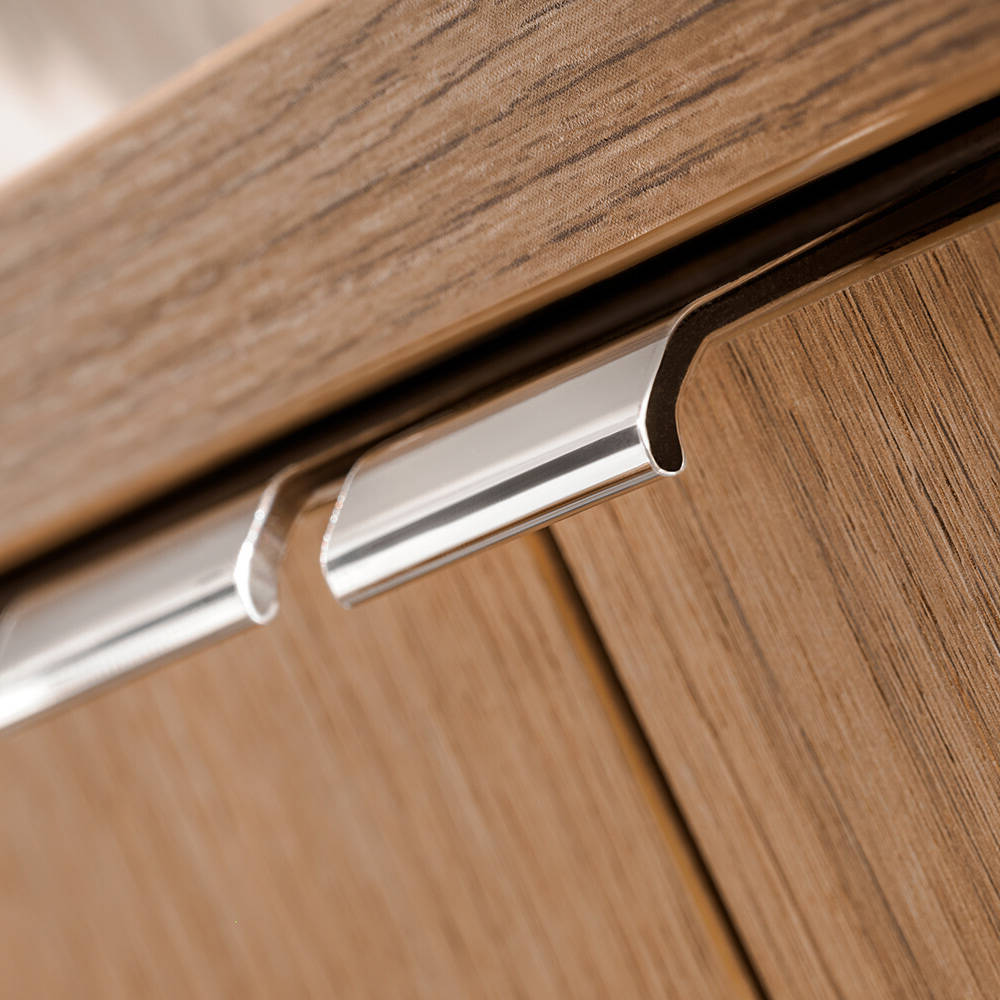 Mueble bajo lavabo con puertas Skelbolu [en.casa]