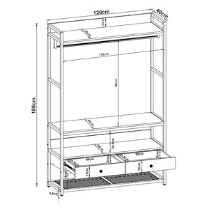 Perchero Isen [en.casa]
