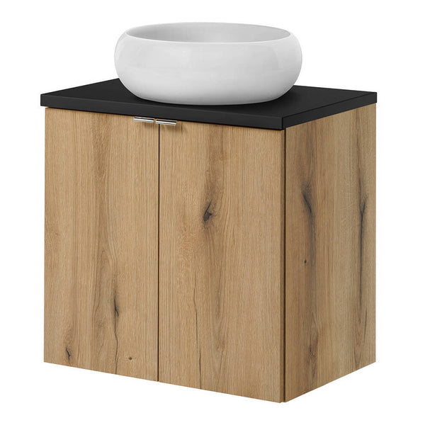 Mueble bajo lavabo con puertas Skelbolu [en.casa]