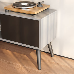 Mesa de Tele Eskilstuna con 2 Puertas 2 Estantes Aglomerado/Madera 120 x 30 x 47 cm En diferentes colores [en.casa]