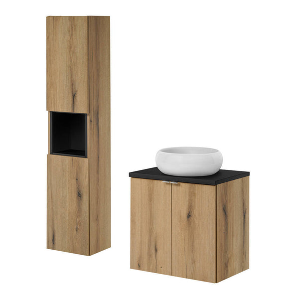 Lavabo Skelbolu con puertas [en.casa]