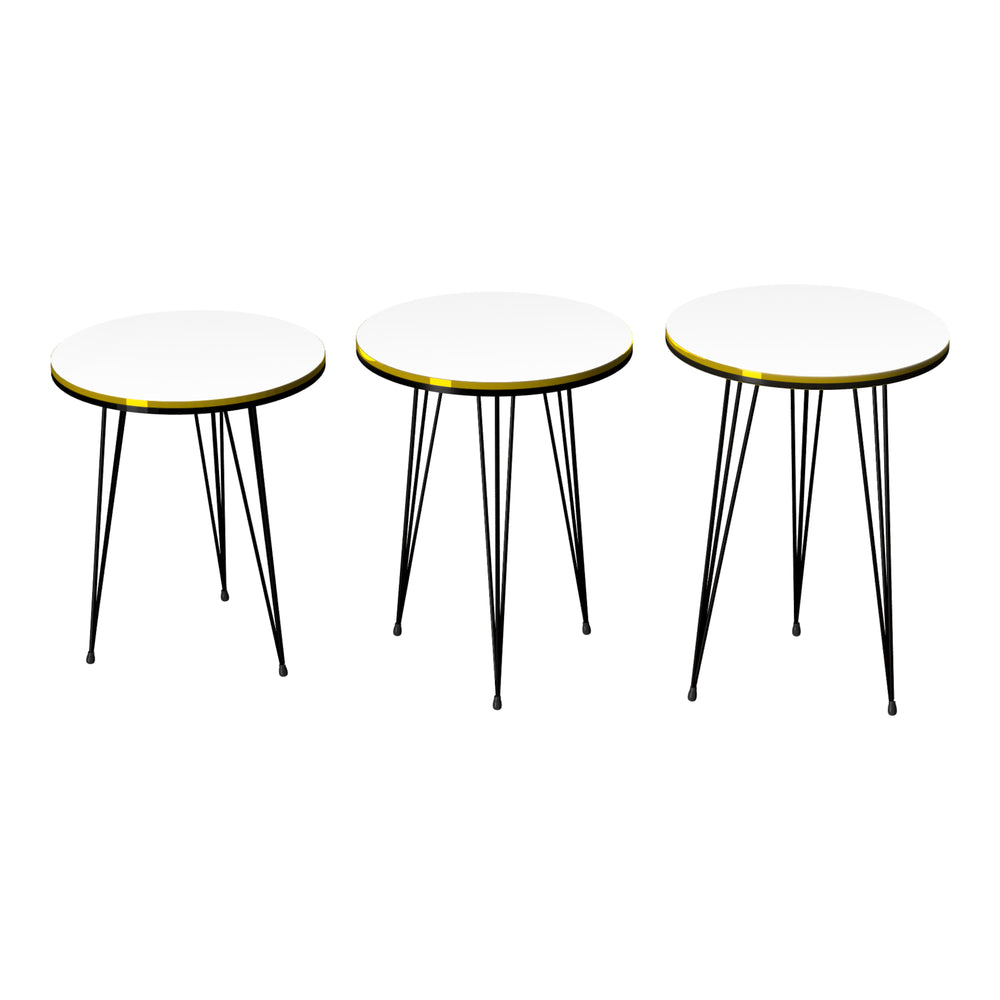 Mesa auxiliar Ry juego de 3 en varios colores [en.casa] - premiumXL
