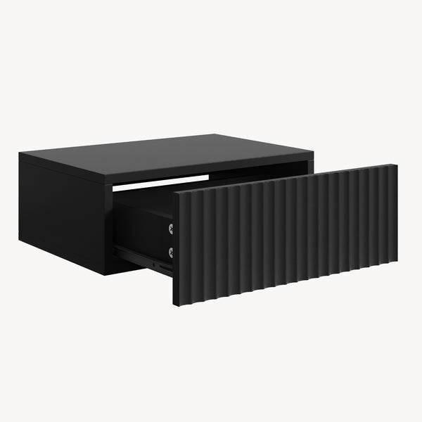 Juego de 2 mesitas de noche flotantes Nand 1 cajón [en.casa]