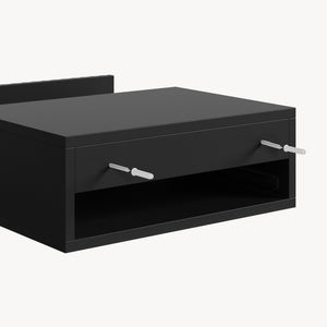 Juego de 2 mesitas de noche flotantes Nand 1 cajón [en.casa]