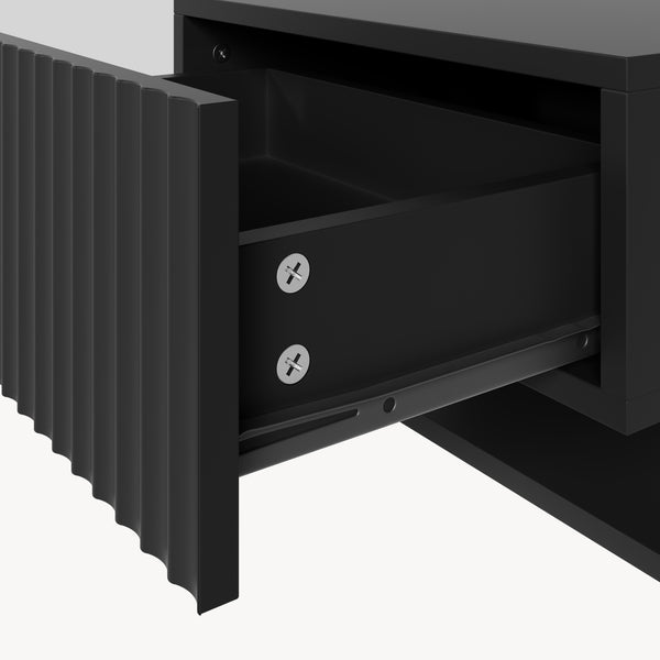 Mesita de noche flotante Nand 1 cajón [en.casa]