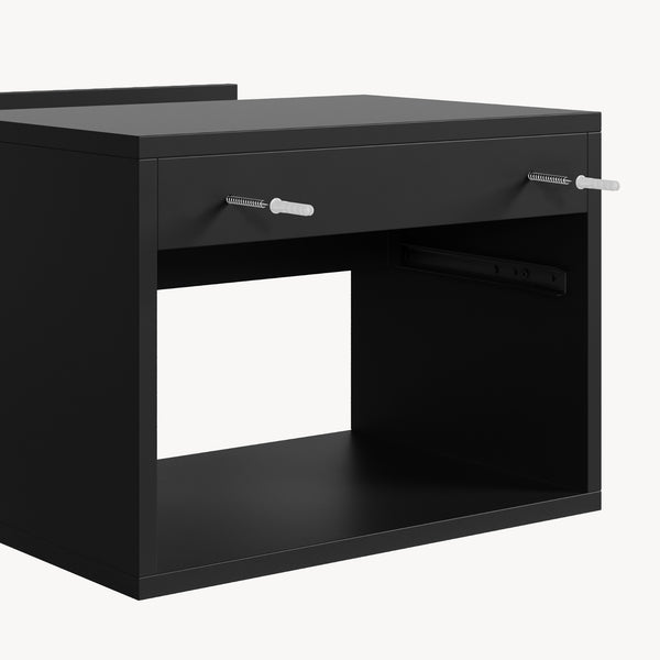Mesita de noche flotante Nand 1 cajón [en.casa]