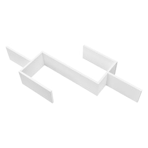 Estante flotante Flekkefjord 104 x 14,5 x 49,5 cm con 5 superficies de almacenamiento varios colores en.casa