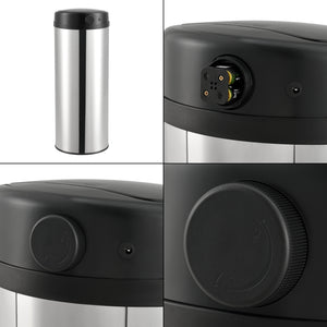 Cubos de basura con sensor en varios colores y tamaños [en.casa]