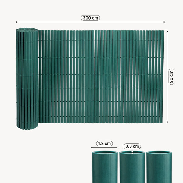 Cañizo PVC Hidden ocultación 90/150/200 x 300cm [neu.haus]