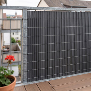 Cañizo PVC Cefalu ocultación doble cara Antracita [casa.pro]